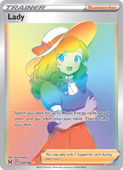 Lady, Lost Origin Nº 208 Holo