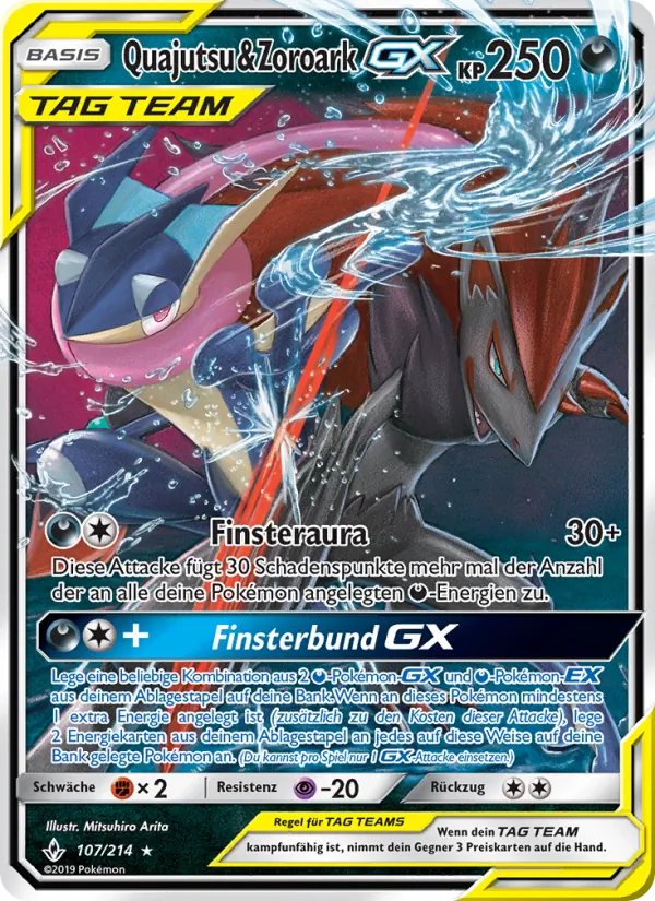 Quajutsu & Zoroark GX, Kräfte im Einklang No. 107