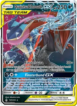 Quajutsu & Zoroark GX, Kräfte im Einklang No. 107 Normal
