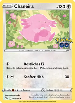 Chaneira, Pokémon GO No. 051 Normal