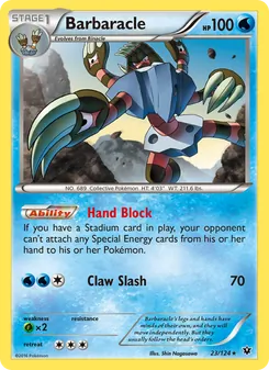 Barbaracle, Fates Collide Nº 23 Normal