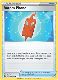 Rotom Phone, Champion's Path Nº 64 Normal