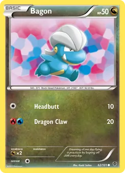Bagon, Plasma Blast Nº 62 Normal