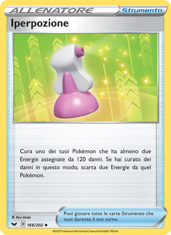 Iperpozione, Spada e Scudo Nº 166