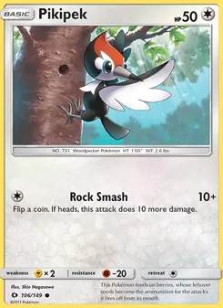 Pikipek, Sun & Moon Nº 106 Normal