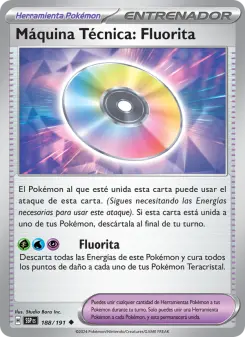 Máquina Técnica: Fluorita, Chispas Fulgurantes Nº 188 Normal