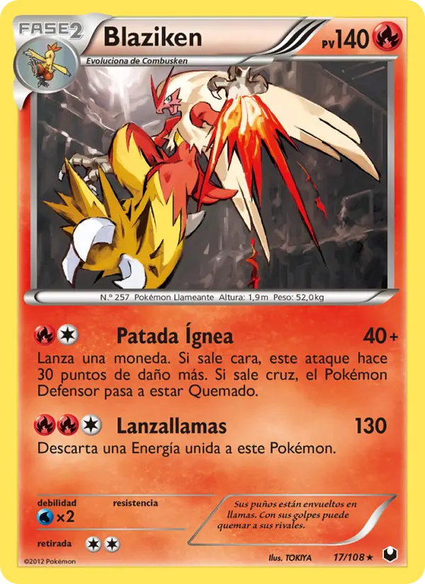 Blaziken, Oscuros Exploradores Nº 17