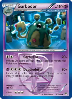 Garbodor, Uragano Plasma No. 67 Normal