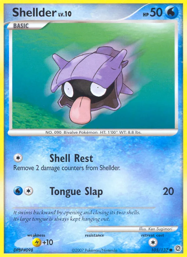 Shellder, Secret Wonders Nº 105