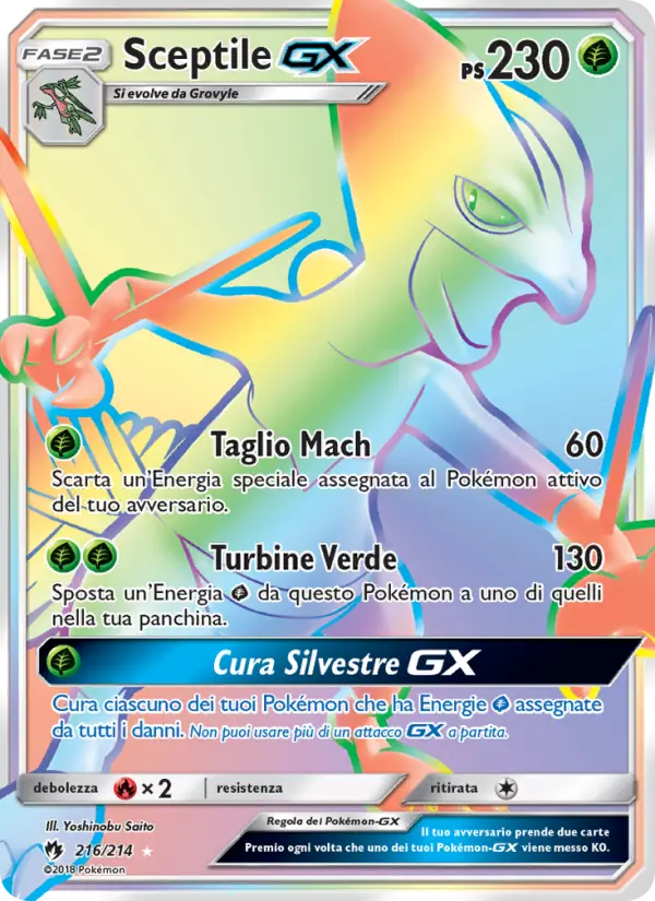 Sceptile GX, Tuoni Perduti No. 216