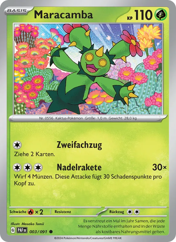 Maracamba, Paldeas Schicksale Nº 003