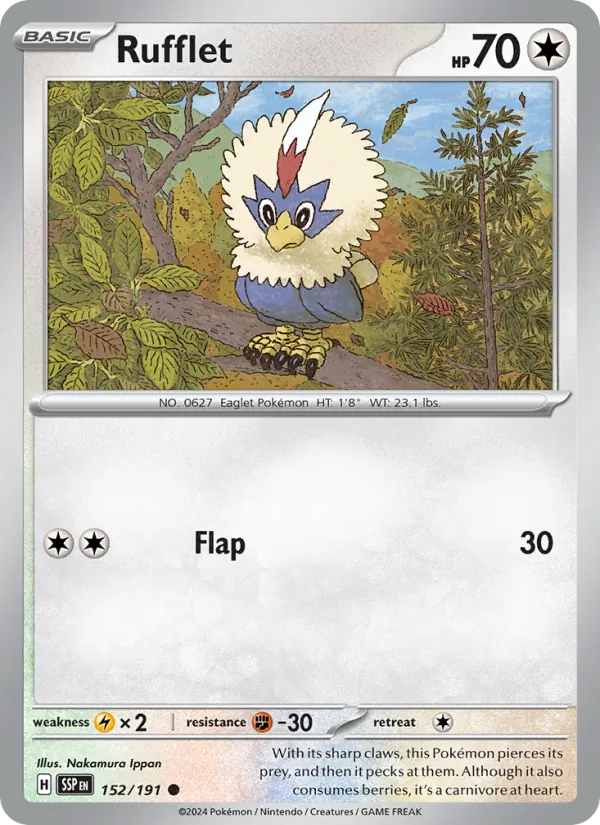 Rufflet, Surging Sparks No. 152