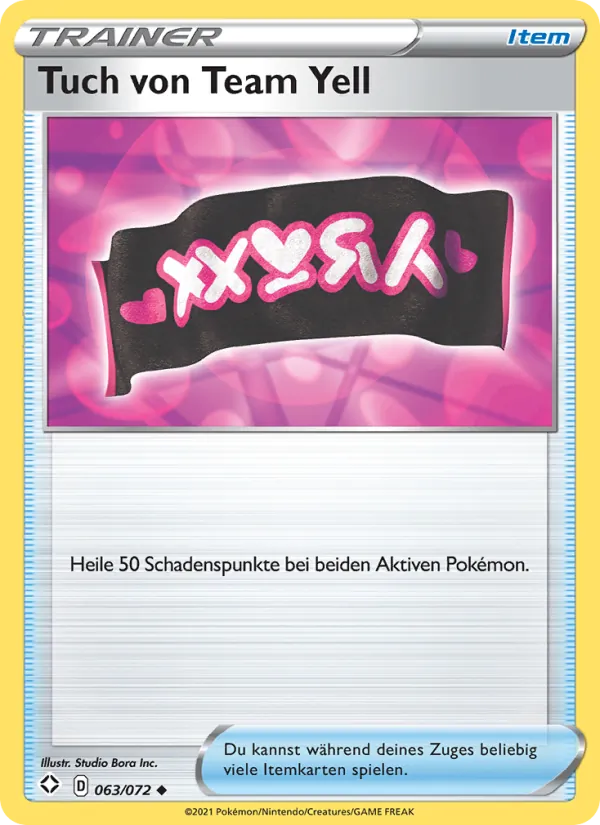 Tuch von Team Yell, Glänzendes Schicksal Nº 63