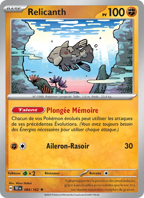 Relicanth, Forces Temporelles Nº 084