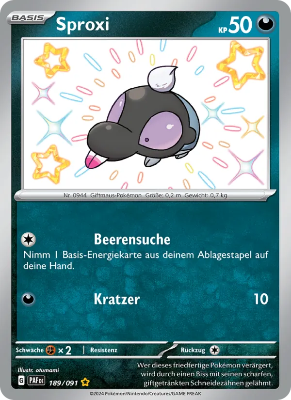 Sproxi, Paldeas Schicksale No. 189