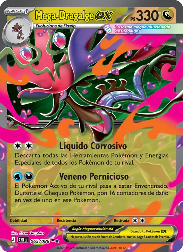 Mega-Dragalge ex, Caos Creciente No. 065