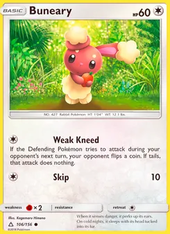 Buneary, Ultra Prism Nº 106 Normal
