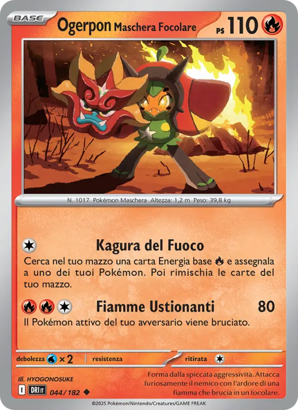 Ogerpon Maschera Focolare, Rivali Predestinati No. 044