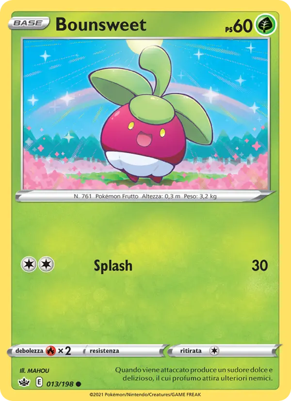 Bounsweet, Regno Glaciale Nº 13