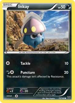 Inkay, XY Nº 75 Normal