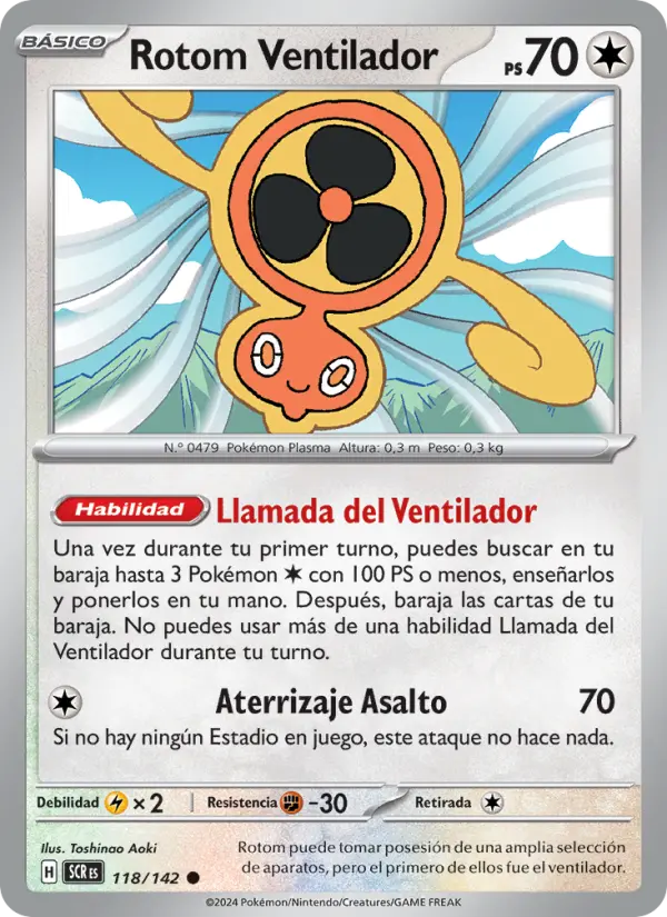 Rotom Ventilador, Corona Astral No. 118