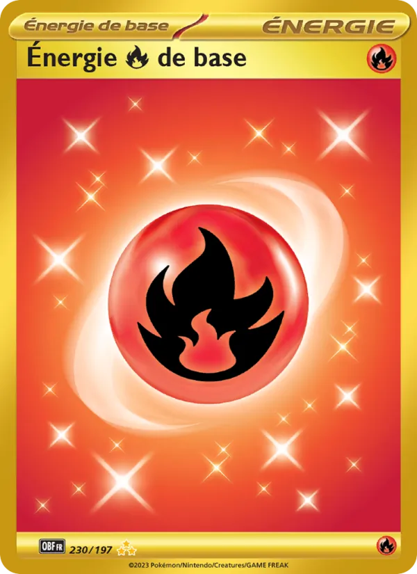 Énergie Fire de base, Flammes Obsidiennes Nº 230