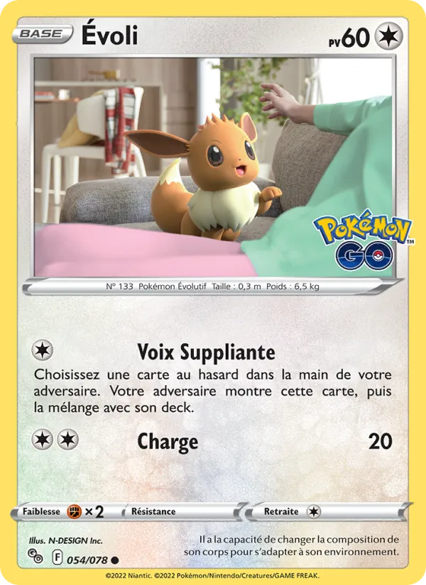 Évoli, Pokémon GO No. 054