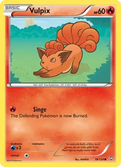 Vulpix, Dragons Exalted No. 18 Normal