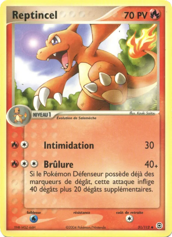 Reptincel, EX Rouge Feu & Vert Feuille No. 31
