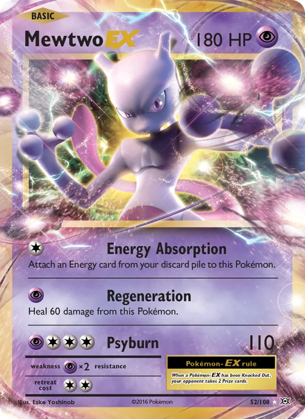 Mewtwo EX, Evolutions No. 52