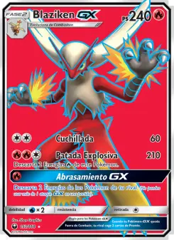 Blaziken GX, Tormenta Celestial No. 153 Normal