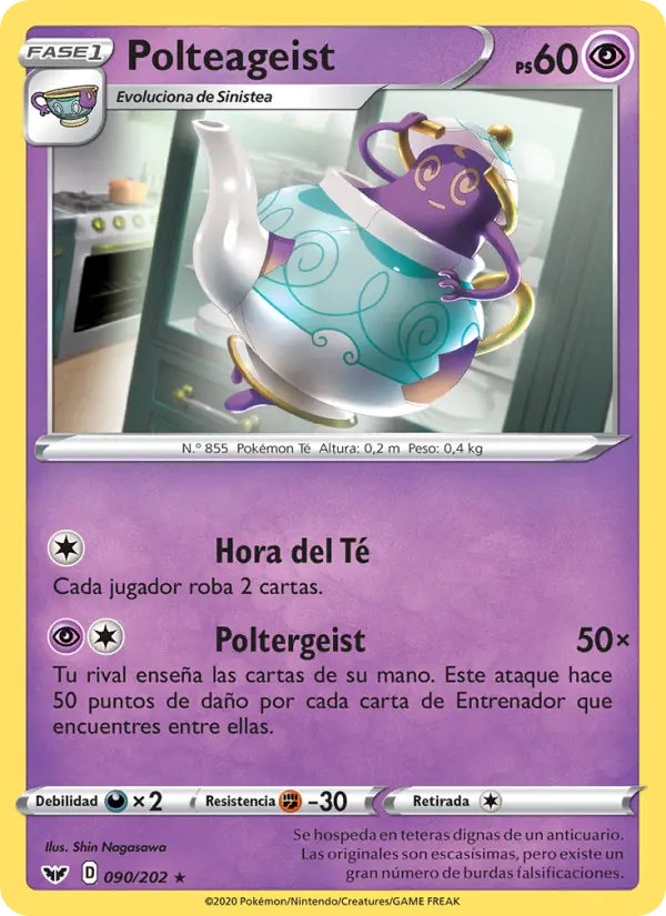Polteageist, Espada y Escudo No. 90