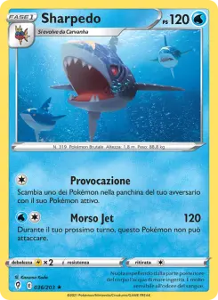 Sharpedo, Evoluzioni Eteree Nº 36 Normal