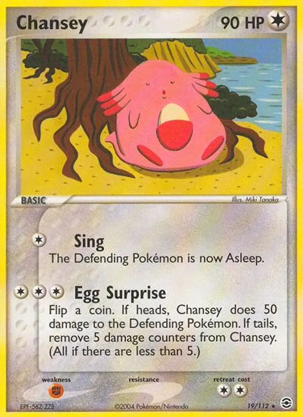 Chansey, FireRed & LeafGreen No. 19