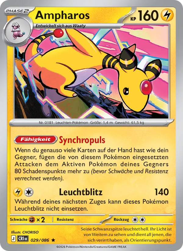 Ampharos, Wachsendes Chaos No. 029
