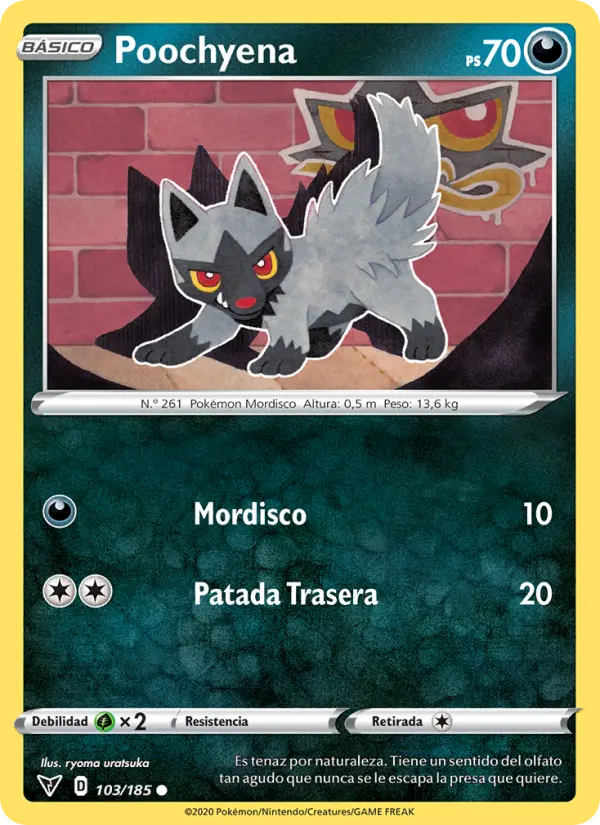 Poochyena, Voltaje Vívido Nº 103