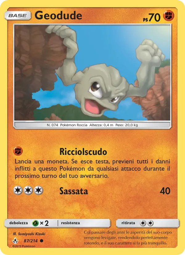 Geodude, Legami Inossidabili Nº 87
