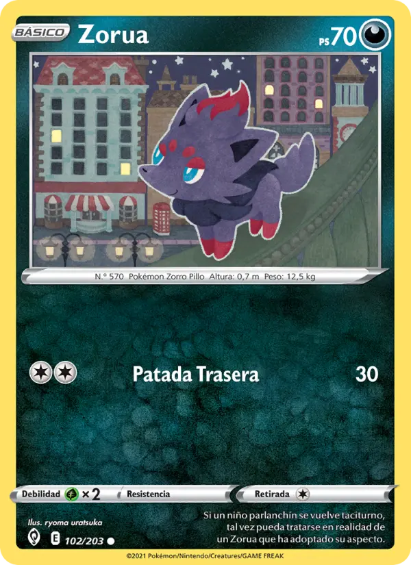 Zorua, Cielos Evolutivos Nº 102