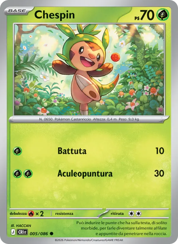 Chespin, Caos Nascente Nº 005