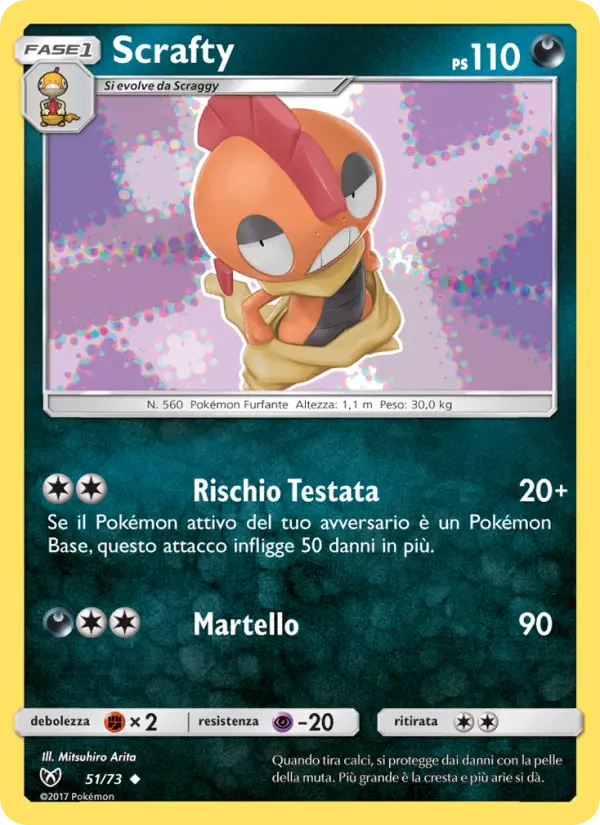 Scrafty, Leggende Iridescenti No. 51