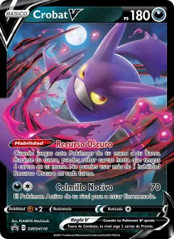 Crobat V, Cartas de promoción ESES No. SWSH110 Holo