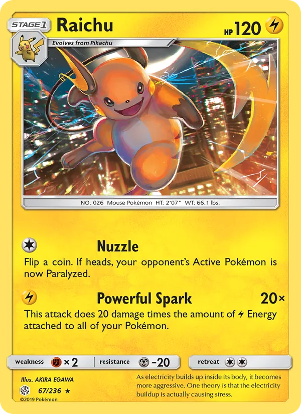 Raichu, Cosmic Eclipse Nº 67