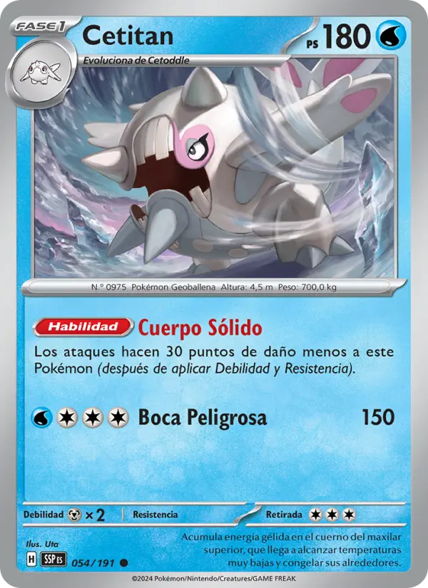 Cetitan, Chispas Fulgurantes No. 054