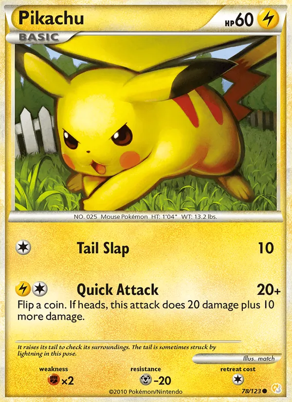 Pikachu, HeartGold SoulSilver No. 78