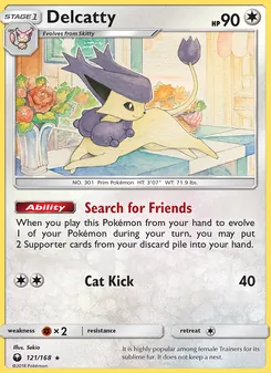 Delcatty, Celestial Storm Nº 121 Normal