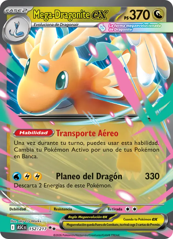 Mega-Dragonite ex, Héroes Ascendentes No. 152