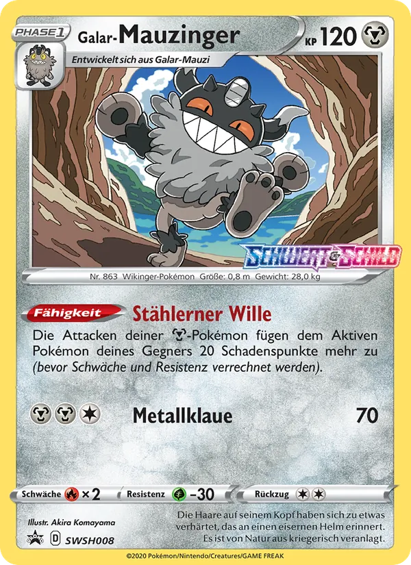 Galar-Mauzinger, SCSC Promokarten No. SWSH008