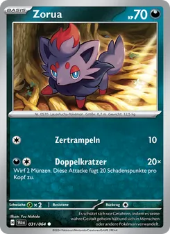 Zorua, Nebel der Sagen Nº 031 Normal