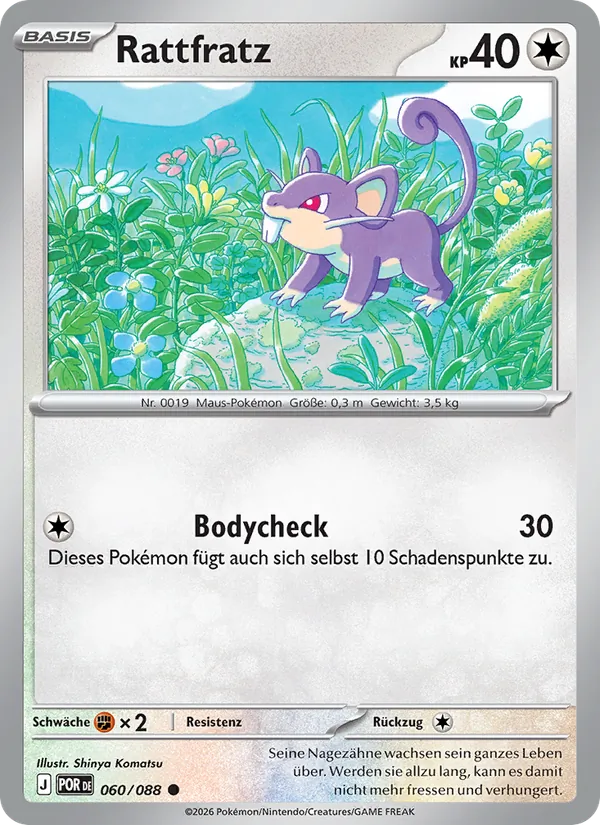 Rattfratz, Optimale Ordnung Nº 060