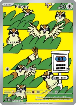 Pidgey, Ossidiana Infuocata No. 207 Holo